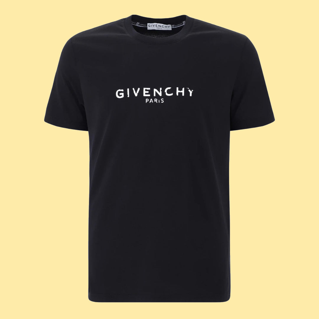 Givenchy Paris Logo Oversize T Shirt Black The Luxury Stop