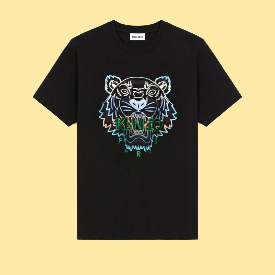 Rare KENZO Graphic Multi Print outlet Limited Edition Tee Size L