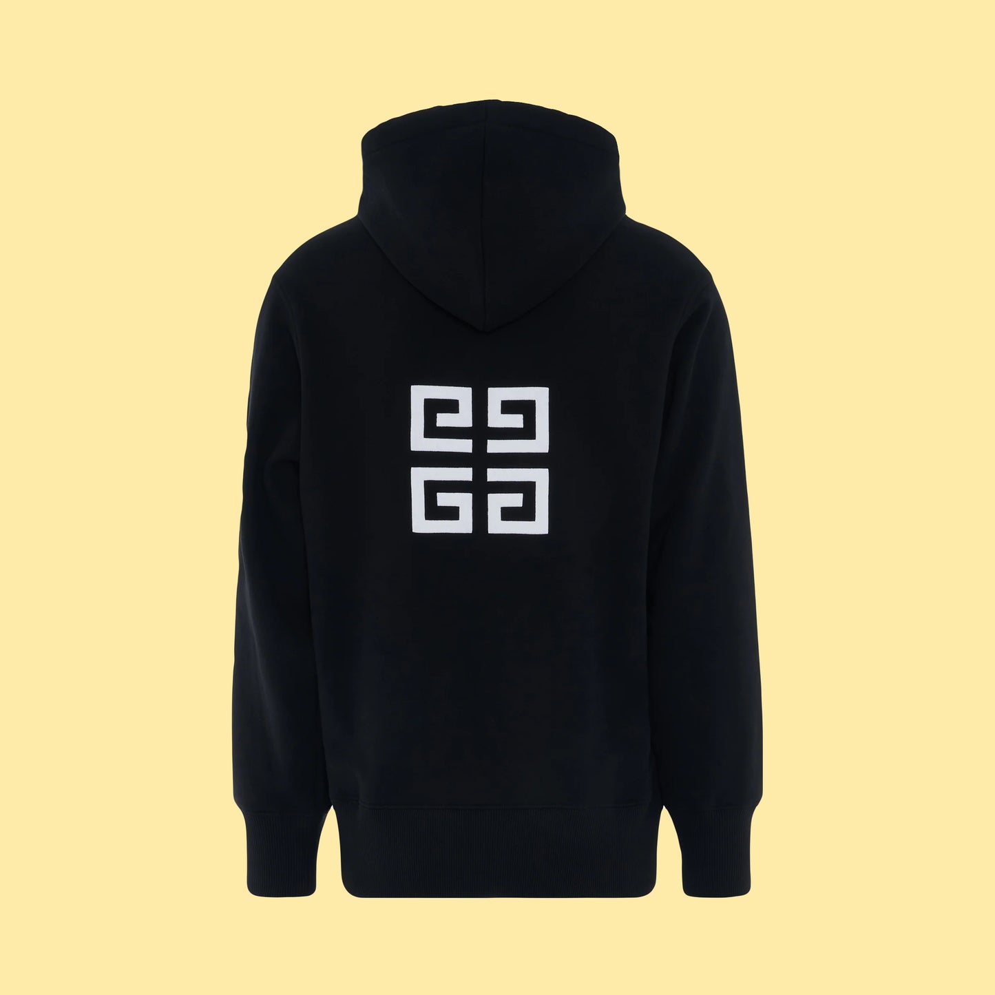 Givenchy 4G Embroidered Logo Classic Fit Hoodie - Black