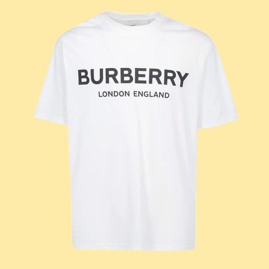 Burberry London England Logo Print T-shirt - White