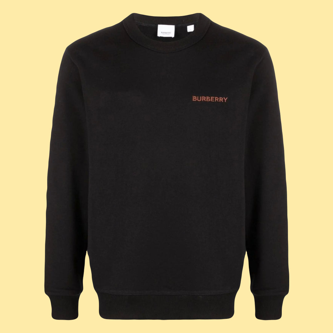 Burberry TB Embroidered Sweatshirt - Black