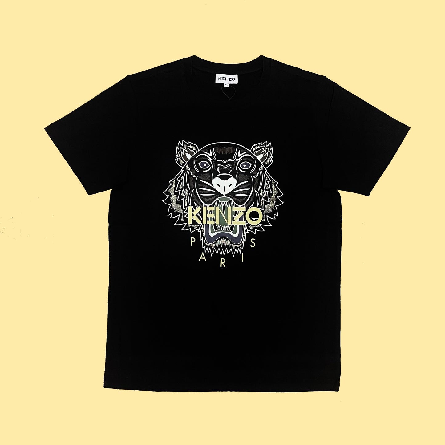 Kenzo Tiger T-Shirt - Black/Yellow/Green