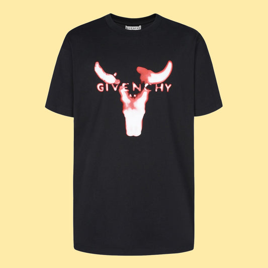 Givenchy Bull Oversized T-shirt - Black/Red